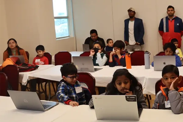 Students in classroom session